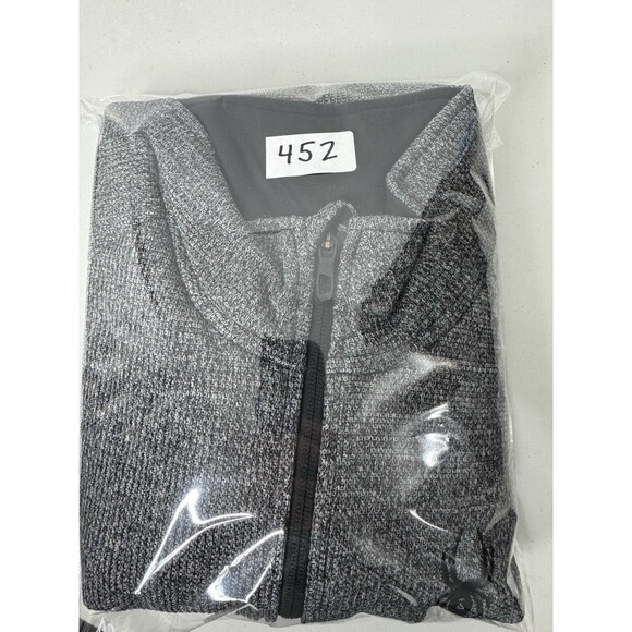 SPYDER 1/2 Half Zip Midweight Warm Gray Black Pullover Sweater Mens Size Large - Picture 13 of 13